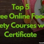 Free Online Food Safety Course with Certificate