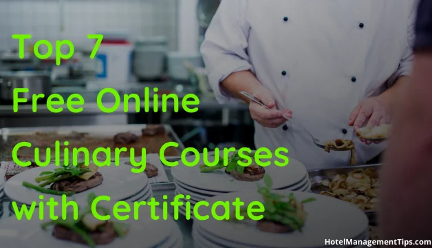 free online culinary courses with certificate