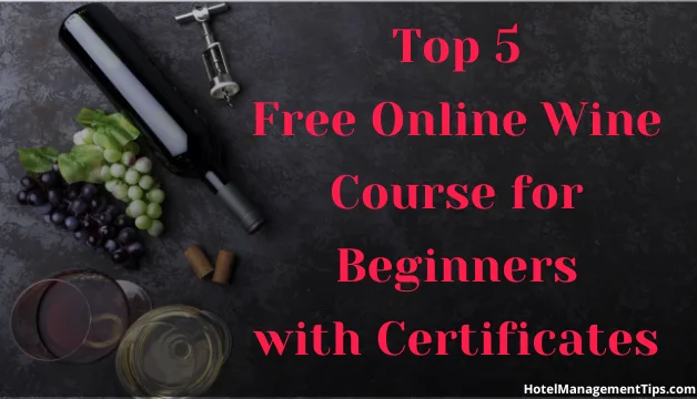 free online wine course with certificate