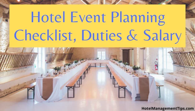 what is hotel event planning