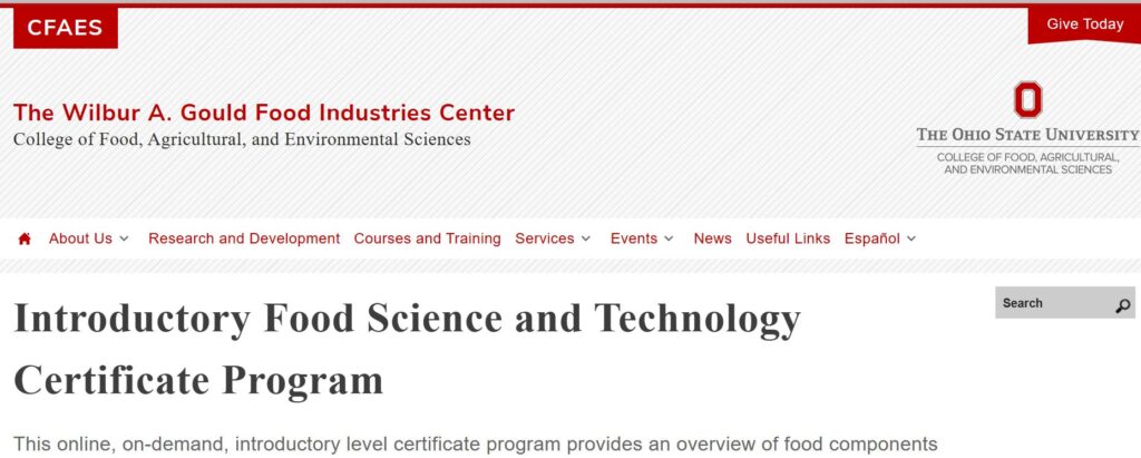 5 Free Food Science & Technology Certificate Courses Online 5 Free Food Science & Technology Certificate Courses Online